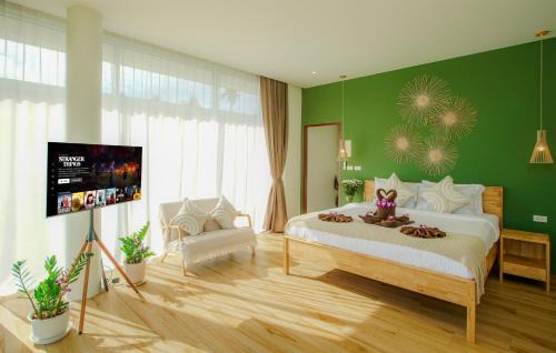 Paradise House - Calm & Green Garden Stay - Heart of Thong Sala - 4K SmartTV