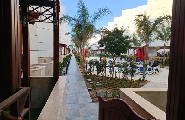 paradise porto said garden challet for families