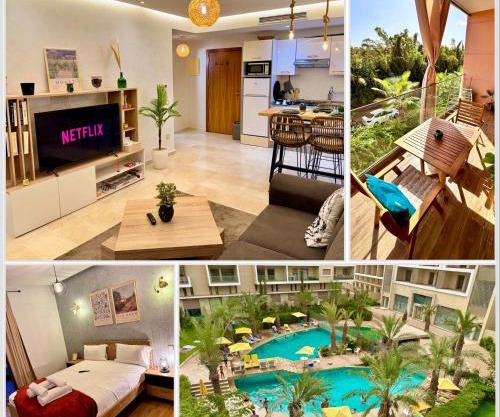Pearl Garden Studio Luxueux Piscine Sunny Terrasse