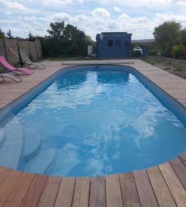 Petite maison bretonne 2 personnes accès piscine