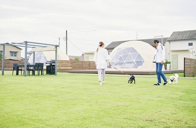 Pets allowed 7m dome tent B Accommodation pla/Sanbu District Chiba