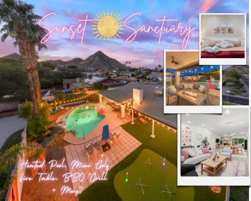 Phoenix Oasis I Free Heated Pool I Mini Golf I Luxe 4BR