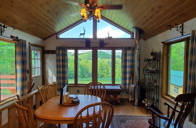 "Pleasant Brook Cottage" near Roxbury Village - Woods, Streams, Wi-fi, sleeps 6