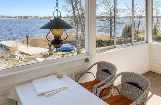 Pleasant cottage with lake property and fishing possibility.