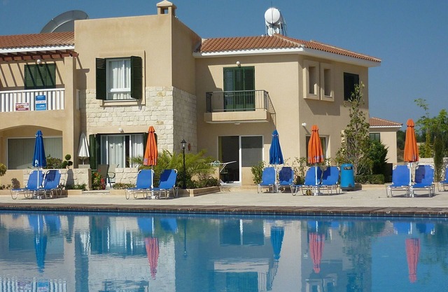 Polis villa rental with shared pool, Wi-Fi, balcony, terrace and air con