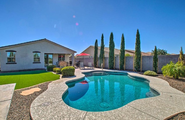 Pool and Covered Patio San Tan Valley Home