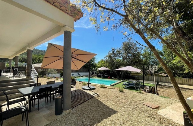 Pool at 26 degrees Villa 8 pers, air-conditioned, heated pool