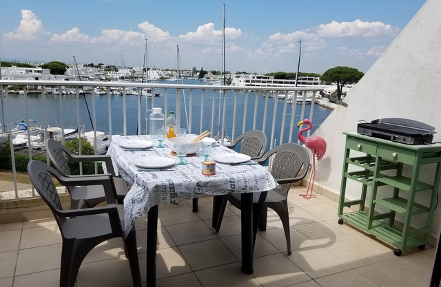 Port camargue port view