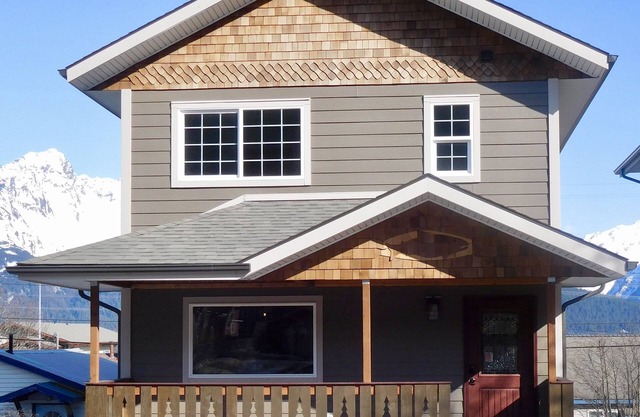 Prime Location in the heart of Seward with a view of Mt. Marathon and the Bay.