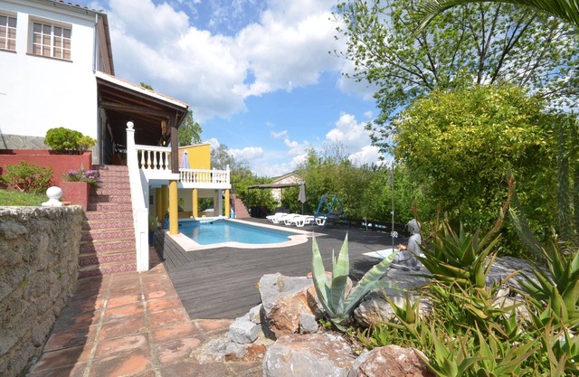 Private apartment with stunning countryside views,large pool, gardens and Wi-Fi