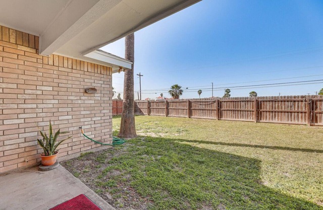 Private Fenced Backyard Pet Friendly Grill