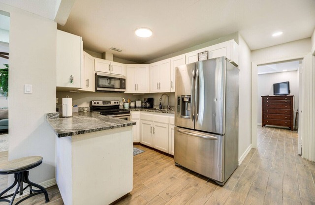 Private Fenced Backyard Pet Friendly Grill