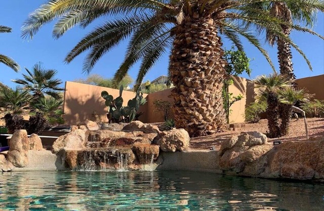 Private Home on Acreage with oasis Backyard. Stunning Views Quiet Pool can heat