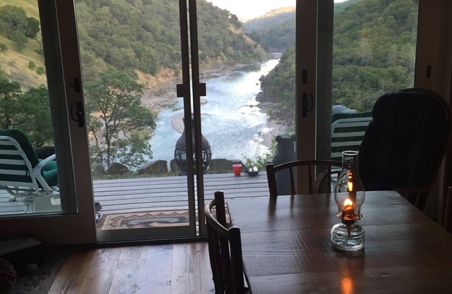 Private-Remote-Romantic THE FISHING CABIN on the middle fork of the Eel River