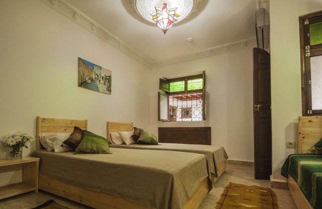 Private room (tholatha) in a traditional Riad