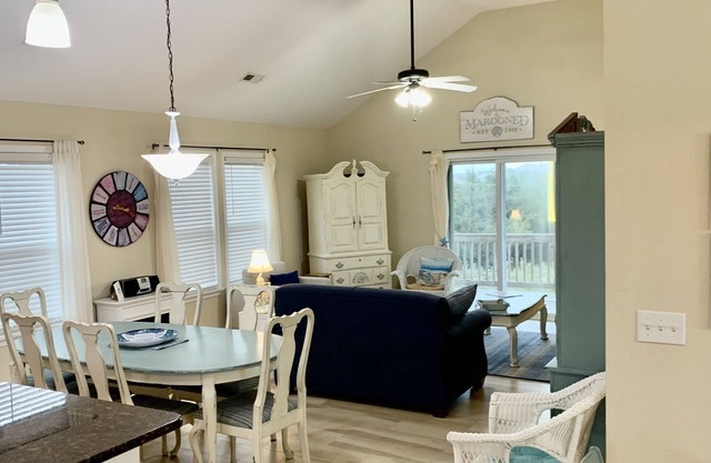 public path from Avon Kinnakeet Shores 4Br-4 MastersnNEW pickleball tennis area