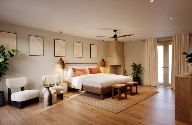 Queen Suite with Poolside Charm