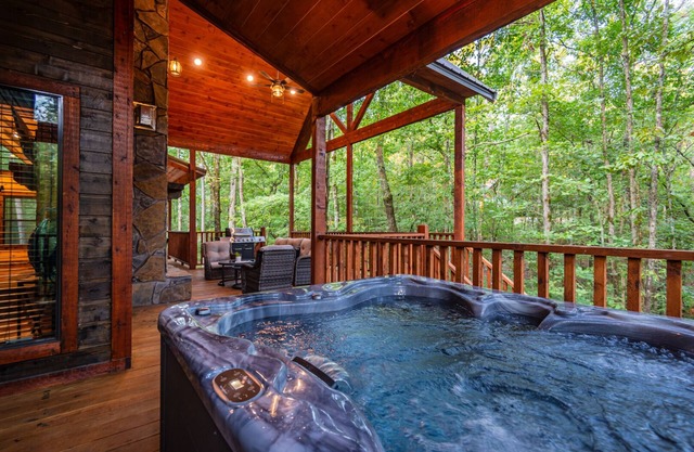 Rated Top 10 One Bedroom + Oversized Deck + Game Room + Prime Location + Hot Tub