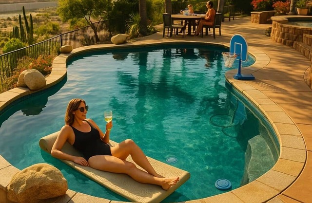 Relax & Play: Pool, Golf Simulator, Gym and Powerful AC