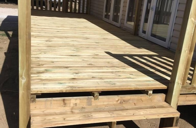 Rent a large mobile home new and fully equipped