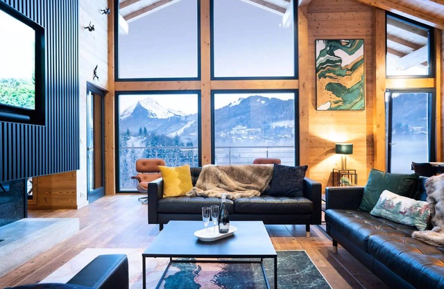 Residence Les Rosiers - Chalet Rosiers, Magnificent view, Spa and Jaccuzi