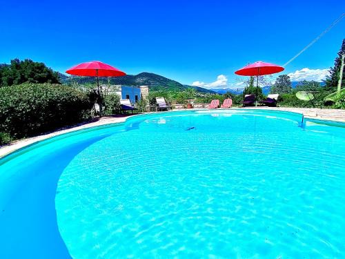 Rez de Villa Nice Côte d'Azur piscine privée