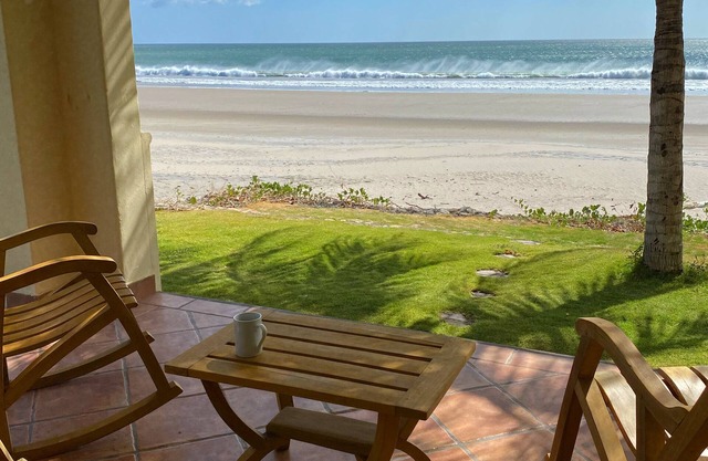 RIGHT ON THE BEACH!
