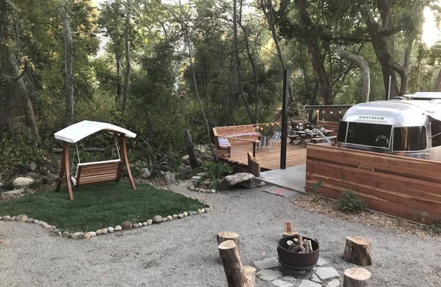 RIVERFRONT Lush&Lux AIRSTREAM Cabin Stunning Views