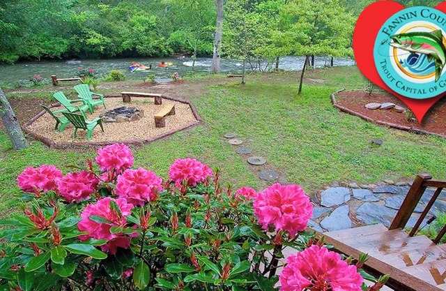 ROMANTIC TROUT FISHING CABIN - WiFi, HotTub FirePit, Blue Ridge, RiverMistCabin