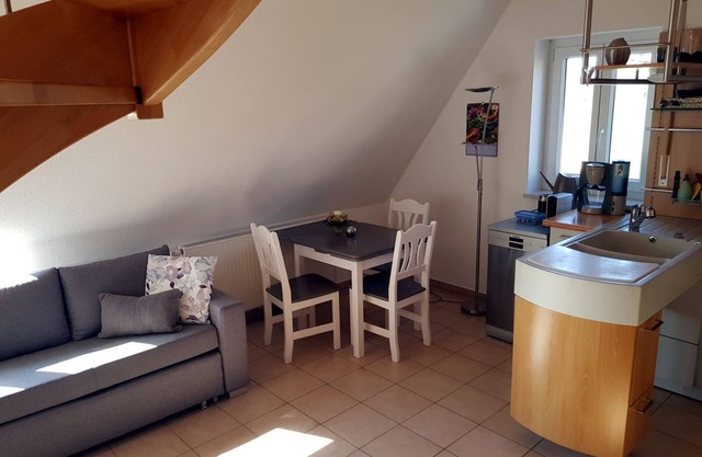 Romantische Ferienwohnung (40qm) mit Doppelbadewanne & Sternenhimmel, ruhige Lage