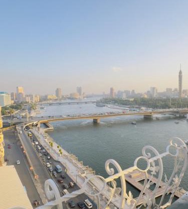 Rooftop Nile Duplex Panoramic View Zamalek island