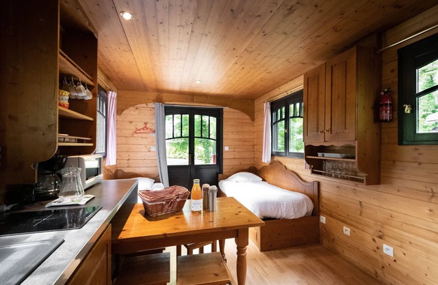 Roulotte gîte premium