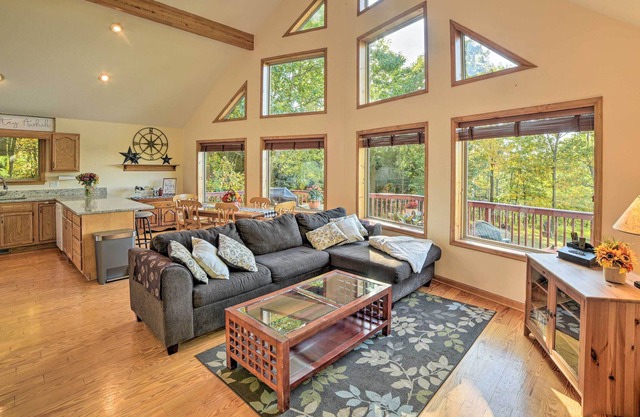 Secluded Getaway w/ Mountain Views, Yard, & Deck!