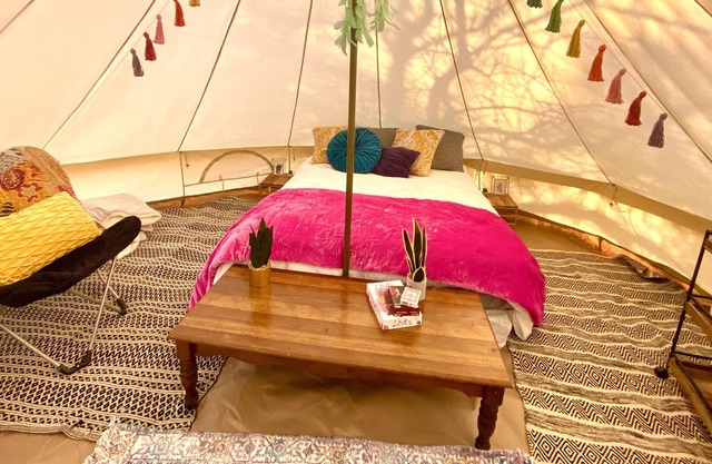 Secluded glamping yet close to city amenities