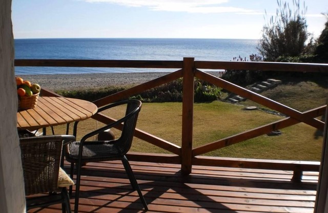 semi-detached two foor flat. Frontline on the beach in Estepona, Bahia Dorada.