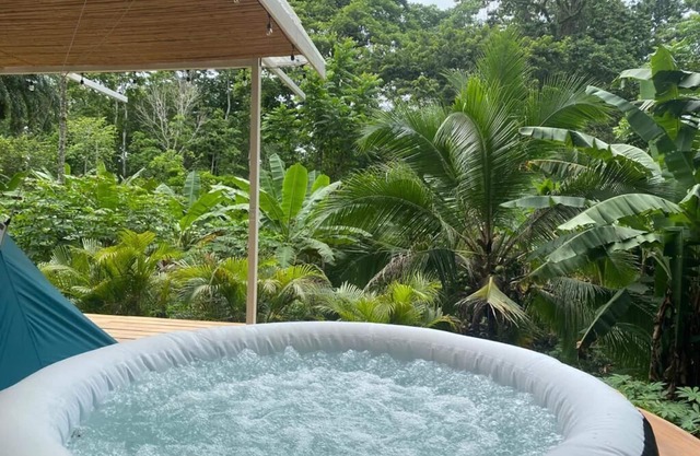 "serenity Glamping: Selva, Jacuzzi, Romance y las Mejores Playas del Caribe Sur"