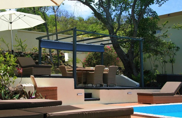Serenity Villa- The upper level with 2 master suites, pool and amazing views