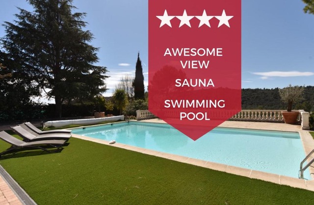 SERRENDY VALBONNE - Splendid villa with heated swimming pool & sauna!