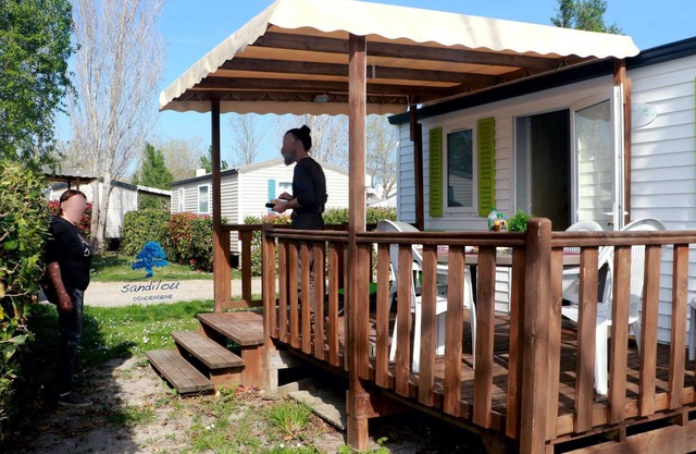 “SHAKA AUM” mobile home * Mobile home 4/6 people☀️Air-conditioned - TV