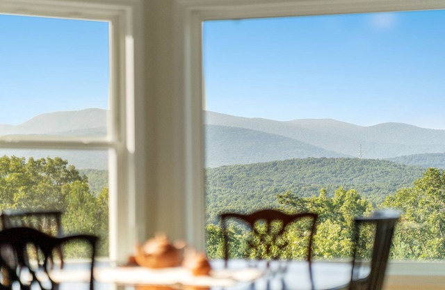 Shenandoah mountain view home King bed StarLink EV port river access 90 min DC