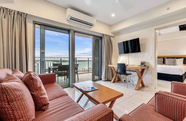 Sky high with harbour views