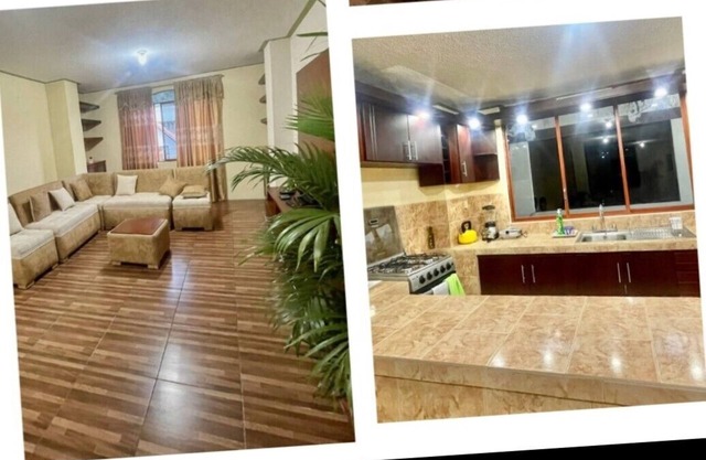 Spacious 3-bedroom apartment in delightful Baños de Agua Santa with WiFi