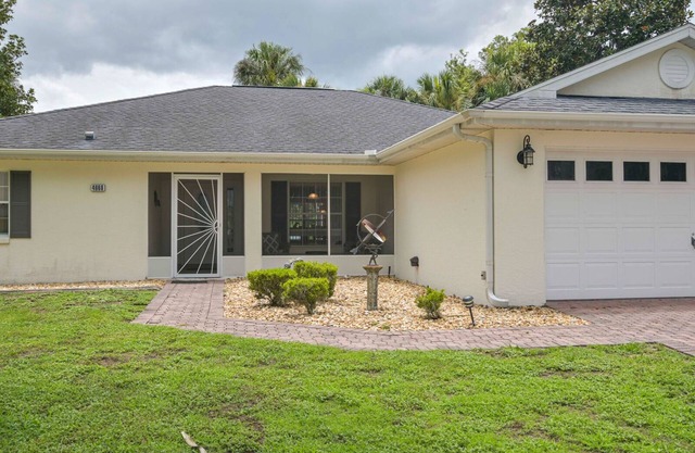 Spacious 4-bedroom house with pool.
