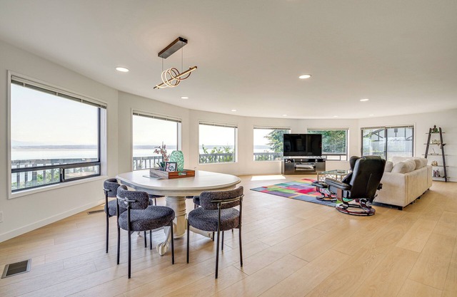 Spacious Camano Home w/Hot Tub & Water Views!