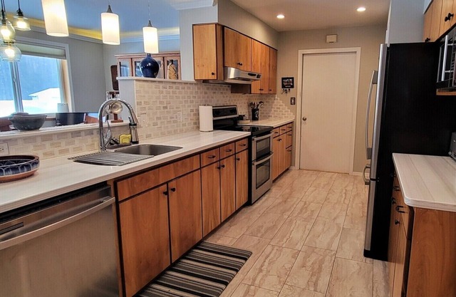 Spacious Home on a Rushing Glacier Fed Creek