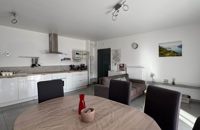 Spacious T2 with terraces and garage, pets welcome