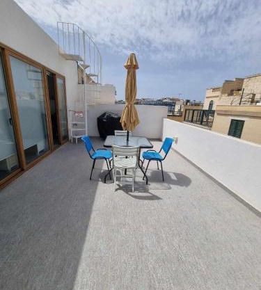 Spacious Townhouse with a Terrace overlooking Valletta's Grand Harbor