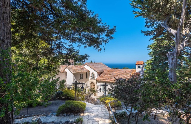 Spanish Revival Estate with Dramatic Ocean Views