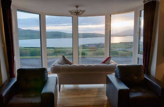 Spectacular views Of Dingle Bay And Town From A Luxurious Home.