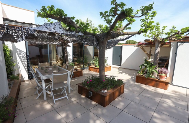 St Cyprien house classified 4 stars with large sunny terrace